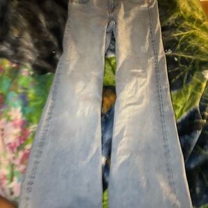 Divided Blue Flare Wide Leg Jeans